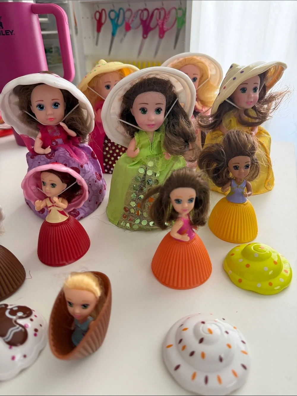Vintage Toy - Cupcake Dress Fashion Doll - Icing Hat - Kids Toys - Play Kitchen